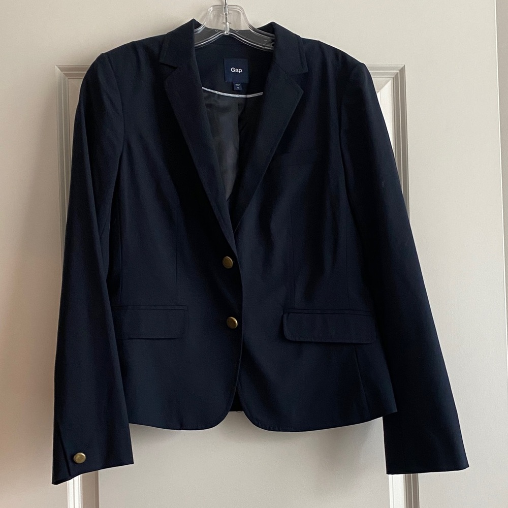 GAP Navy Blazer with Gold Buttons